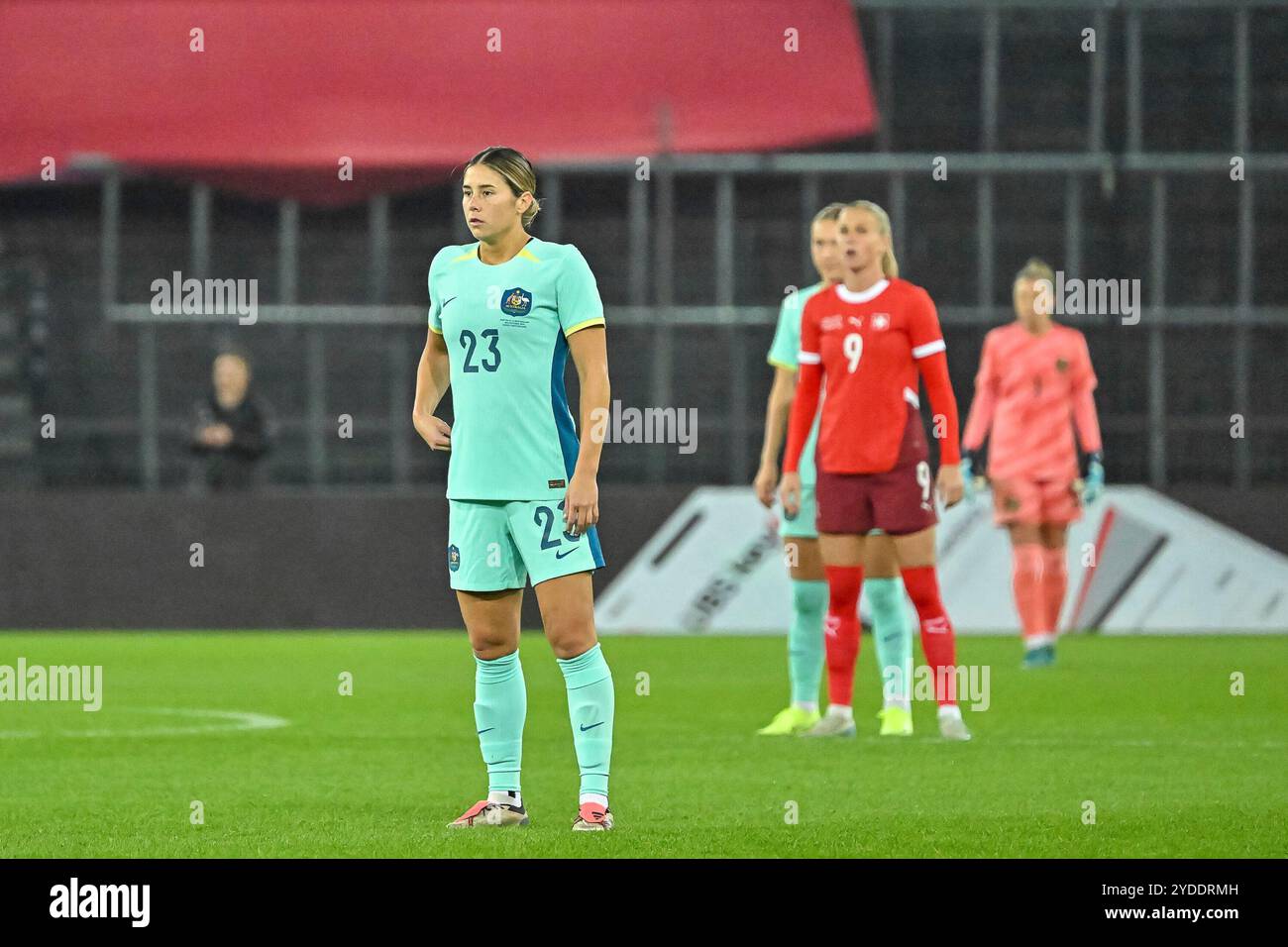Kyra Cooney-Cross (Australien, #23) SUI, Schweiz - Australien, Frauen-Fussball, Testspiel, Saison 2024/2025, 25.10.2024 Foto: Eibner-Pressefoto/Thomas Hess Credit: dpa Picture Alliance/Alamy Live News Stockfoto