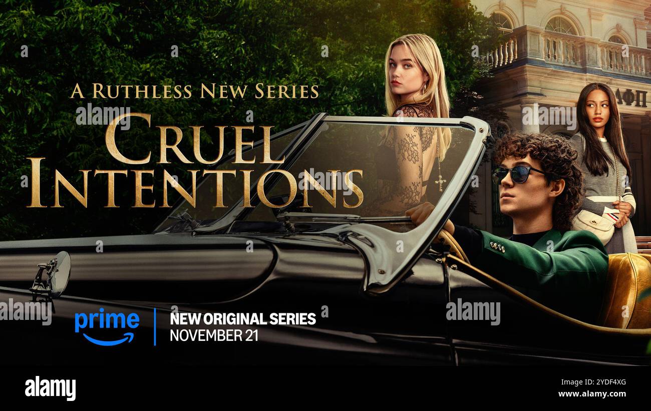 Poster mit grausamen Absichten Stockfoto