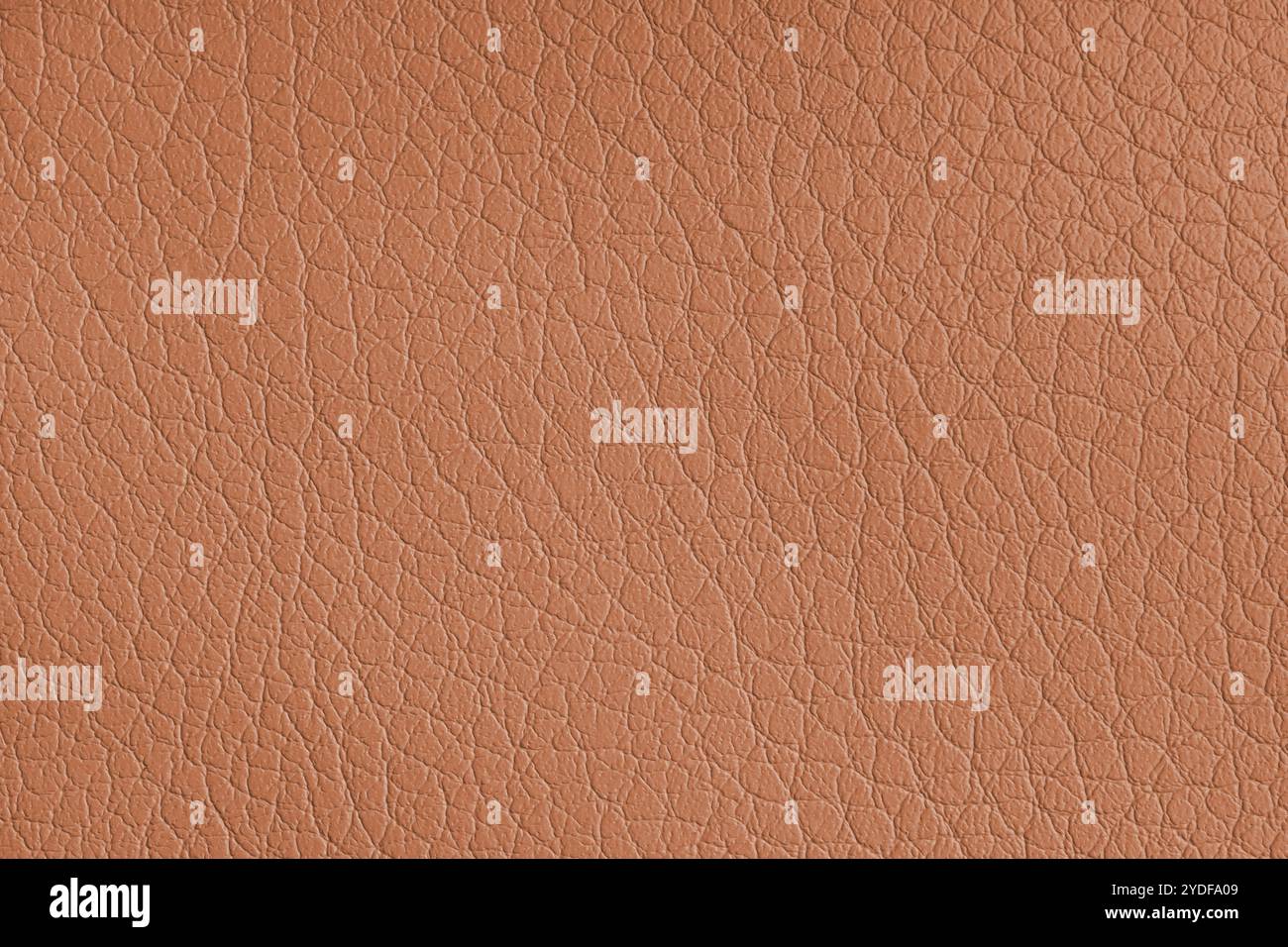 Textur aus echtem Leder oder synthetischem Kunstleder orange. Hautstruktur Nahaufnahme, Makro, Hintergrund, Hintergrund, Hintergrund mit Kopie Stockfoto