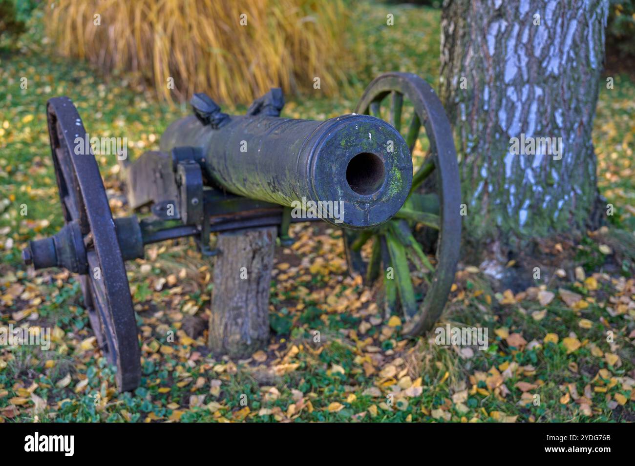 XVIII Jahrhundert Kanoniker Krobielowice Schloss Krieblowitz Marschal von Blucher Residenz Niederschlesien Polen im Herbst Stockfoto