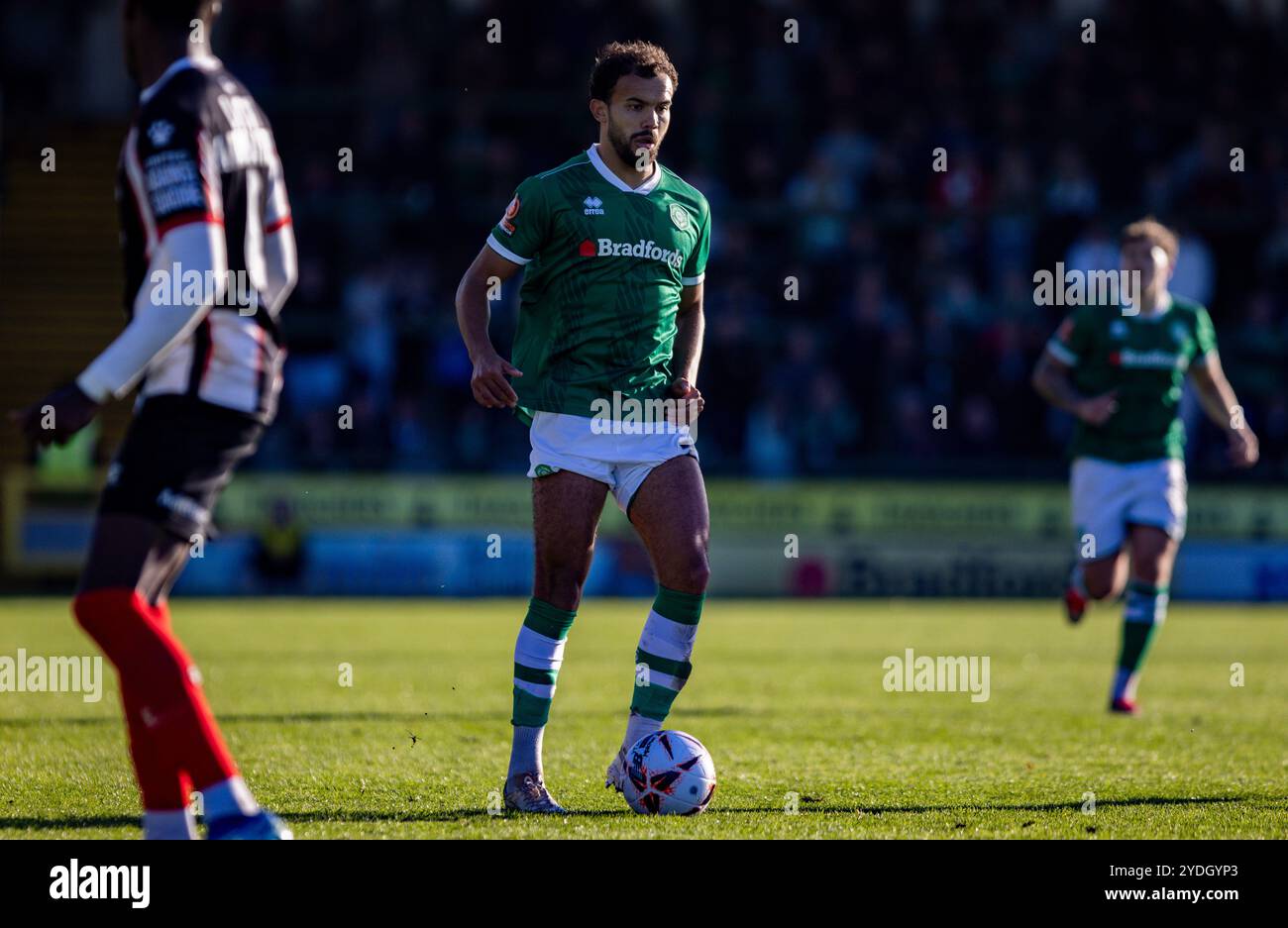 Dominic Bernard aus Yeovil Town während des Nationalliga-Spiels im Huish Park Stadium, Yeovil Bild von Martin Edwards/ 07880 707878 Stockfoto