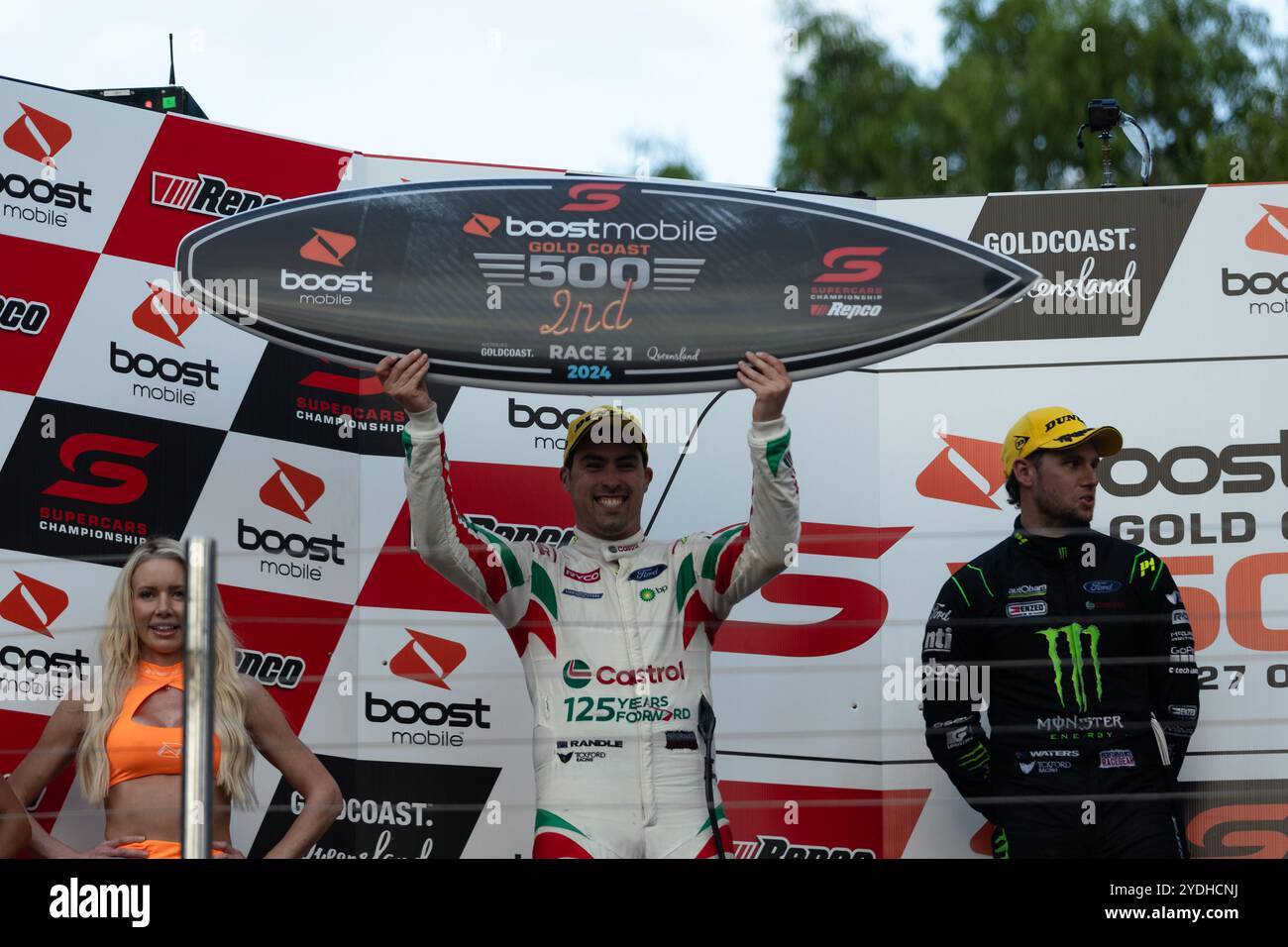 Queensland, Australien, 26. Oktober 2024. Thomas Randle vom Monster Castrol Racing Ford Mustang während der Boost Mobile Gold Coast 2024 500. Queensland. Am 25. Oktober 2024 in Gold Coast, Queensland, Australien. Quelle: Ivan Glavas/Speed Media/Alamy Live News Stockfoto