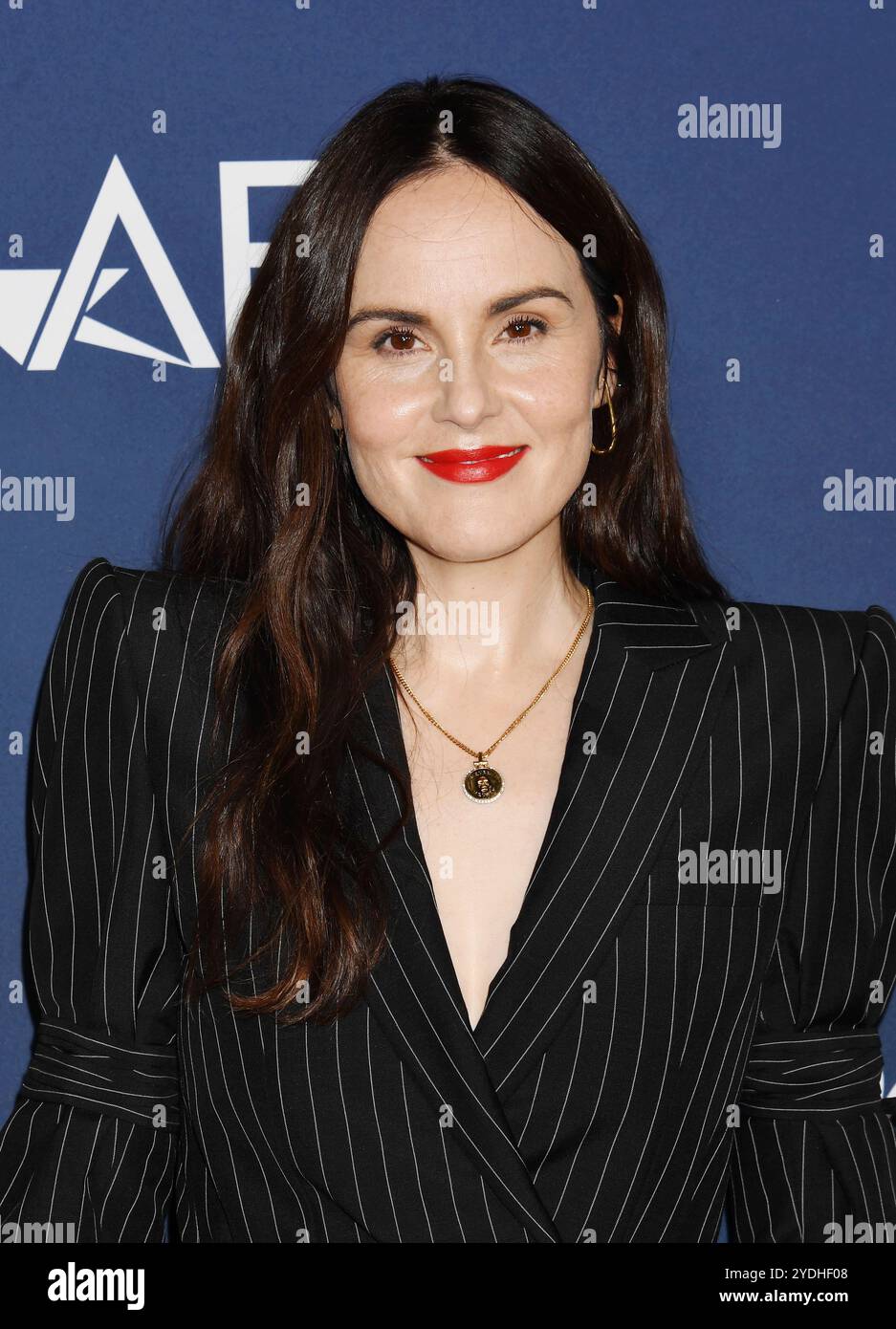HOLLYWOOD, KALIFORNIEN - 25. OKTOBER: Michelle Dockery nimmt an der Weltpremiere von 'Here' während des AFI Festivals 2024 im TCL Chinese Theater Teil Stockfoto