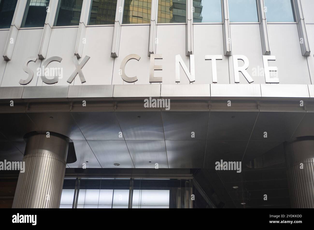 17.01.2020, Singapur, Republik Singapur, Asien, Außenansicht des Gebäudes des SGX-Zentrums, der Börse im Geschäftsviertel des Finan Stockfoto