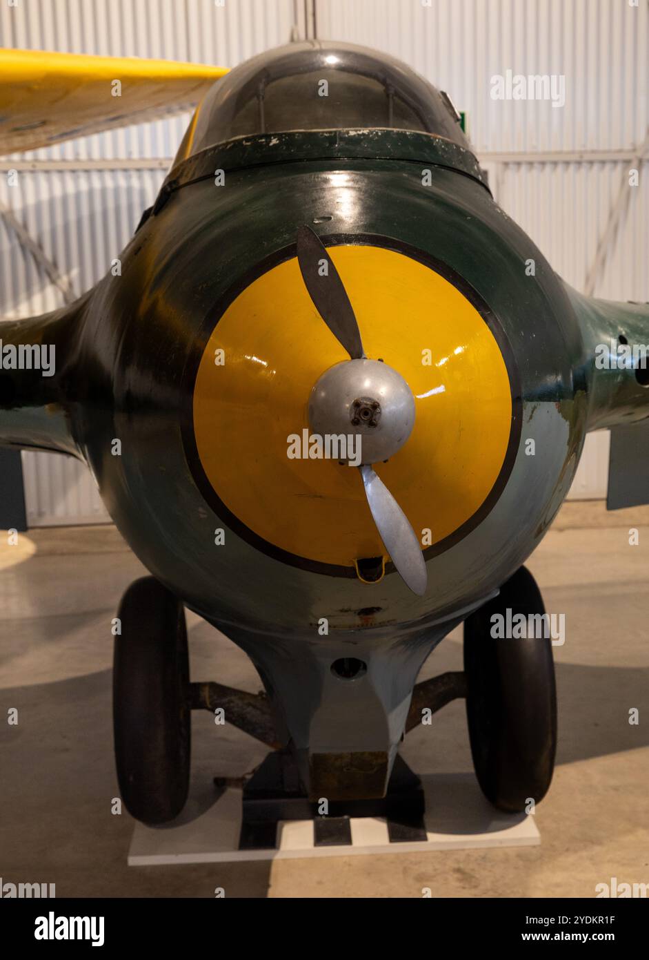 Messerschmitt Me163 Komet im Museum of Flight, East Fortune, East Lothian, Schottland, Großbritannien Stockfoto