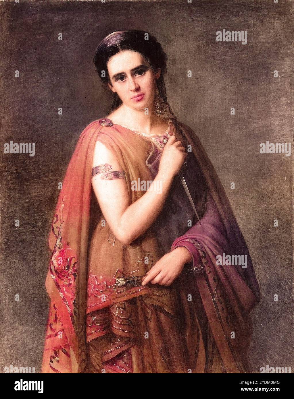 Melpomene von Joseph Fagnani (1819–1873) Stockfoto