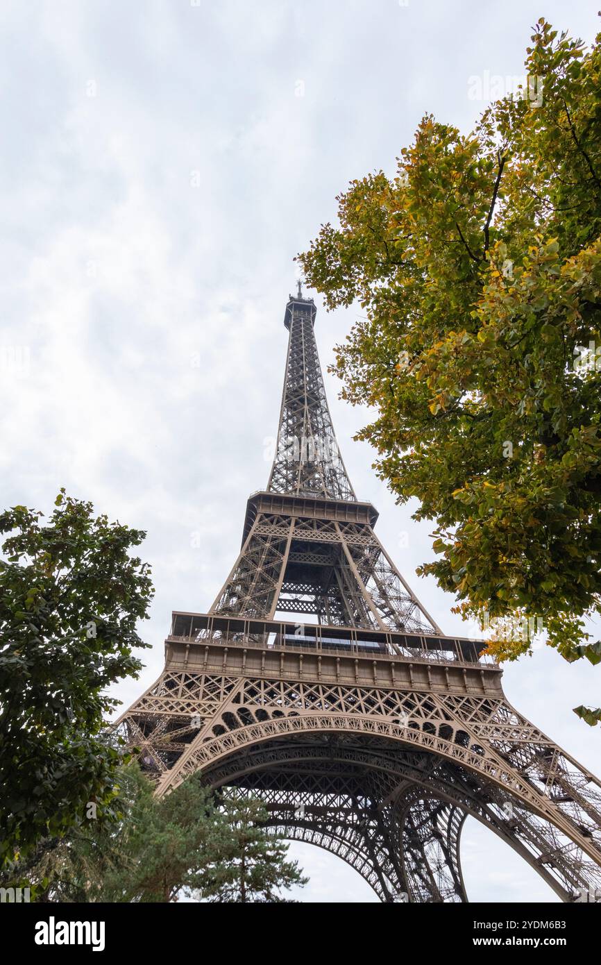 Eiffelturm in Paris, Frankreich Stockfoto