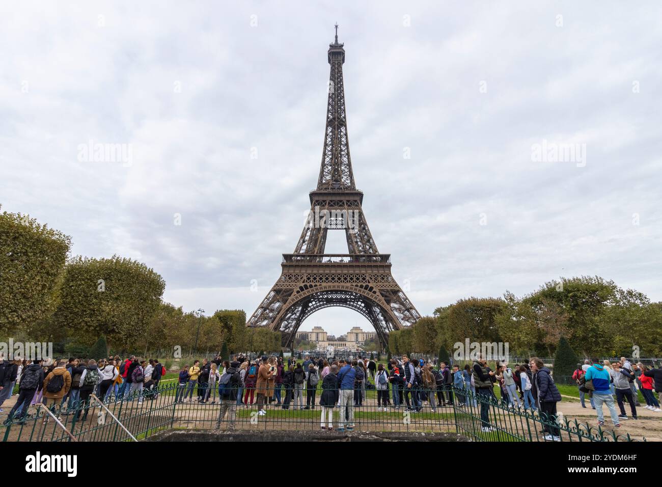Eiffelturm in Paris, Frankreich Stockfoto