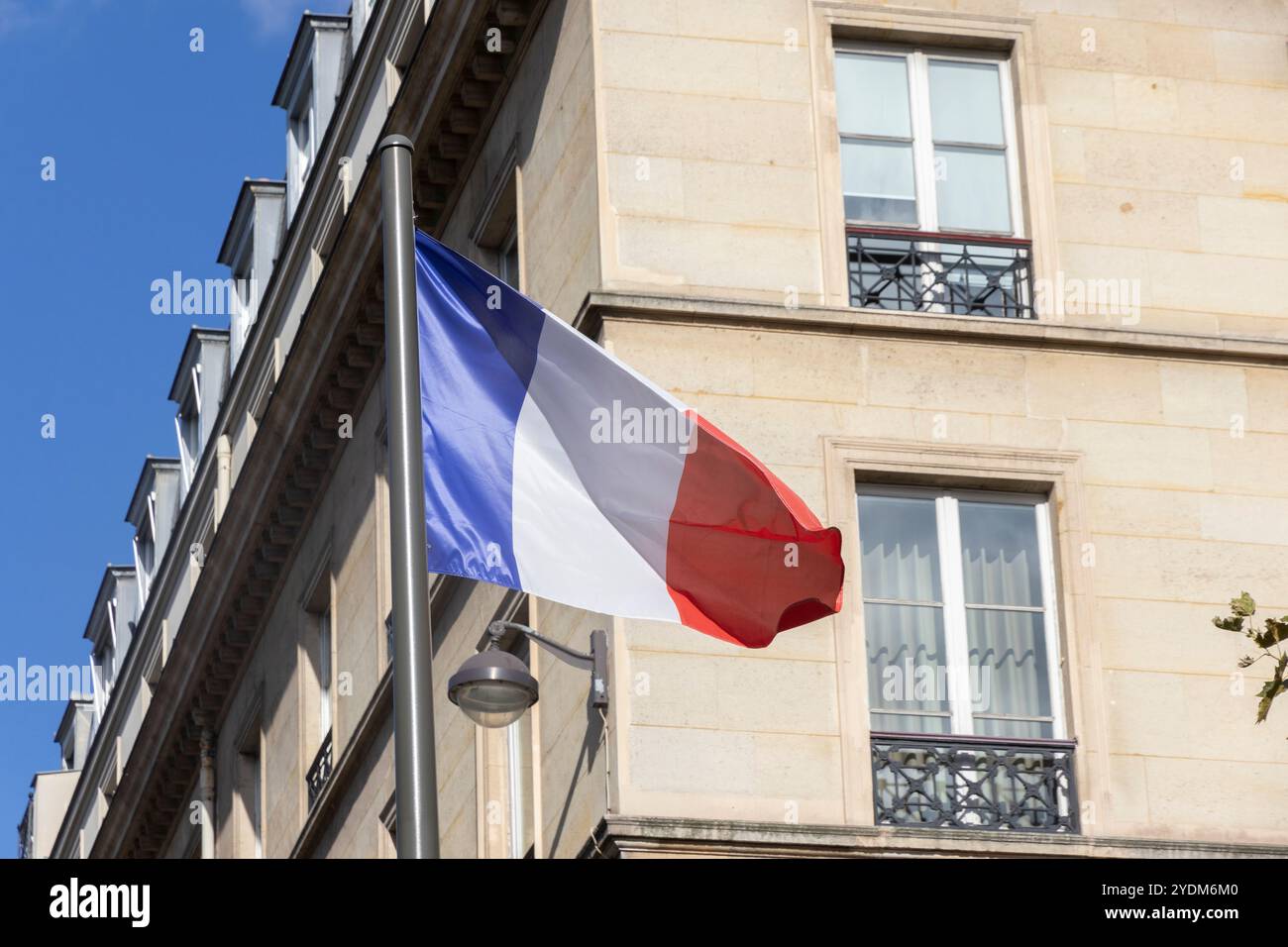 Blick auf die Straße in Paris, Frankreich Stockfoto