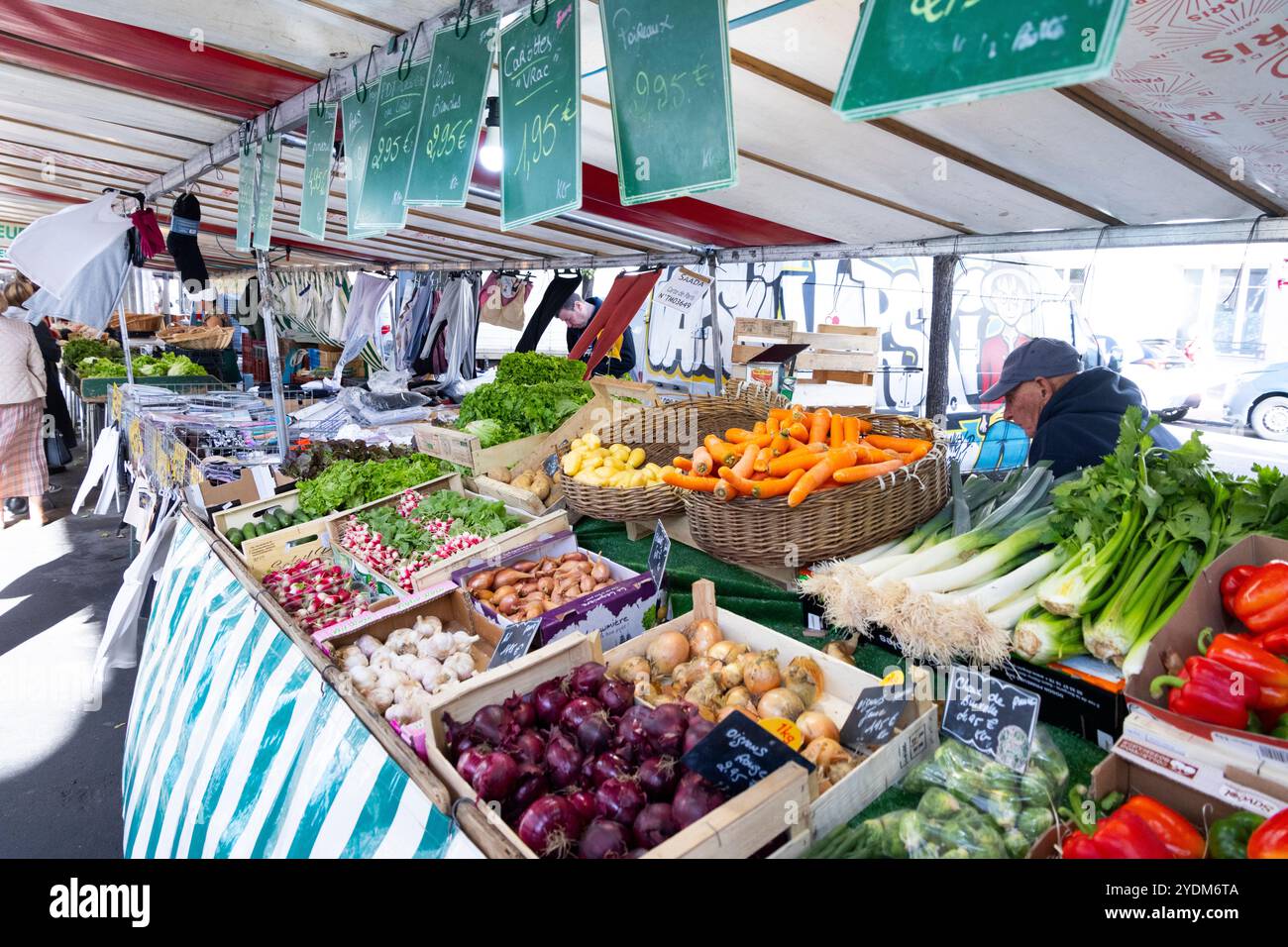 Flohmarkt in Paris, Frankreich Stockfoto
