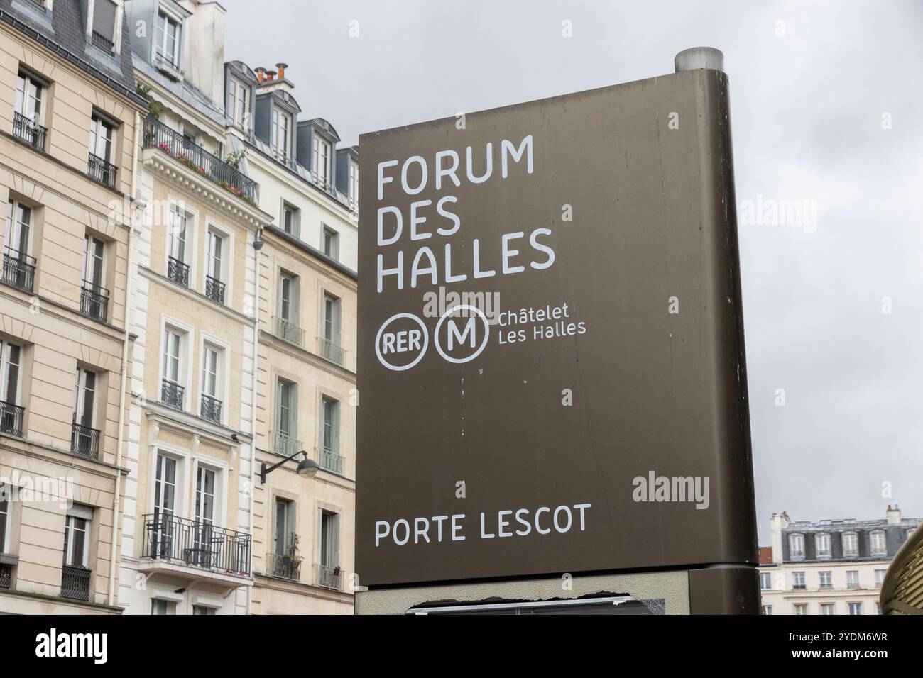 Von Des Halles, Paris, Frankreich Stockfoto