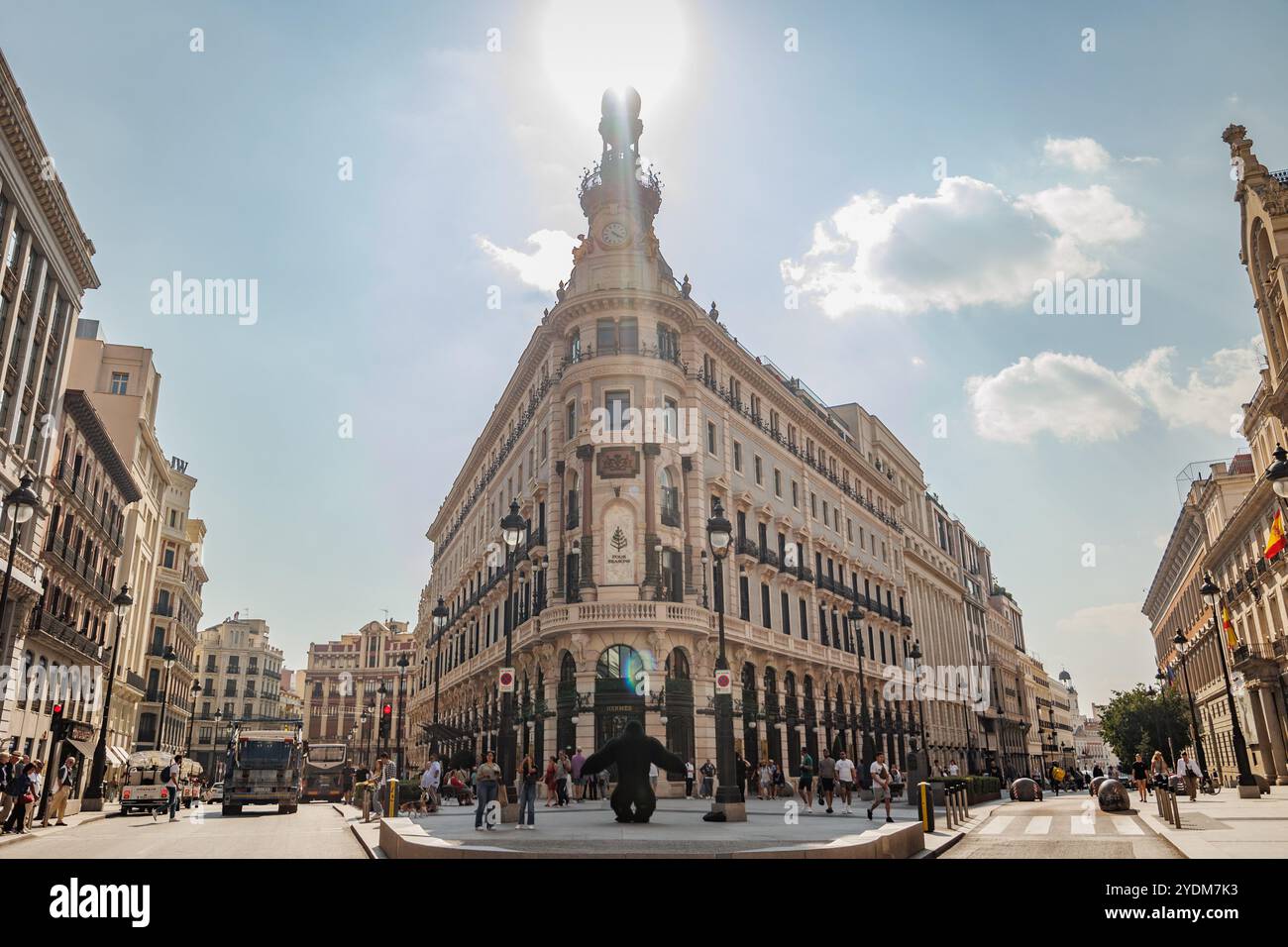 Madrid, 23.09.2024. Four Seasons Hotel. Plaza de Canalejas. Foto: Tania Sieira. Archdc. Quelle: Album / Archivo ABC / Tania Sieira Stockfoto