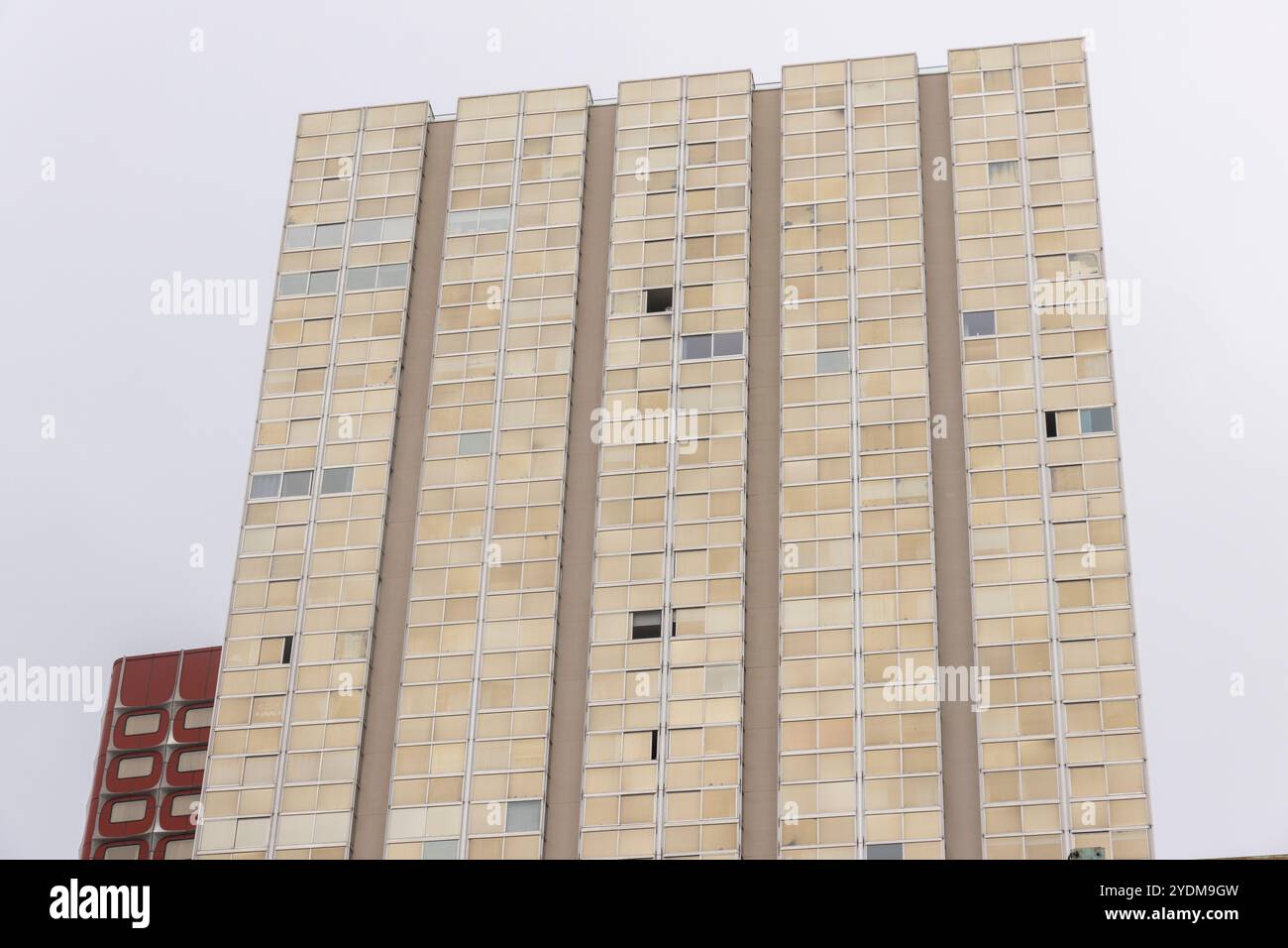 Blick auf die Straße und die Gebäude von Paris Stockfoto