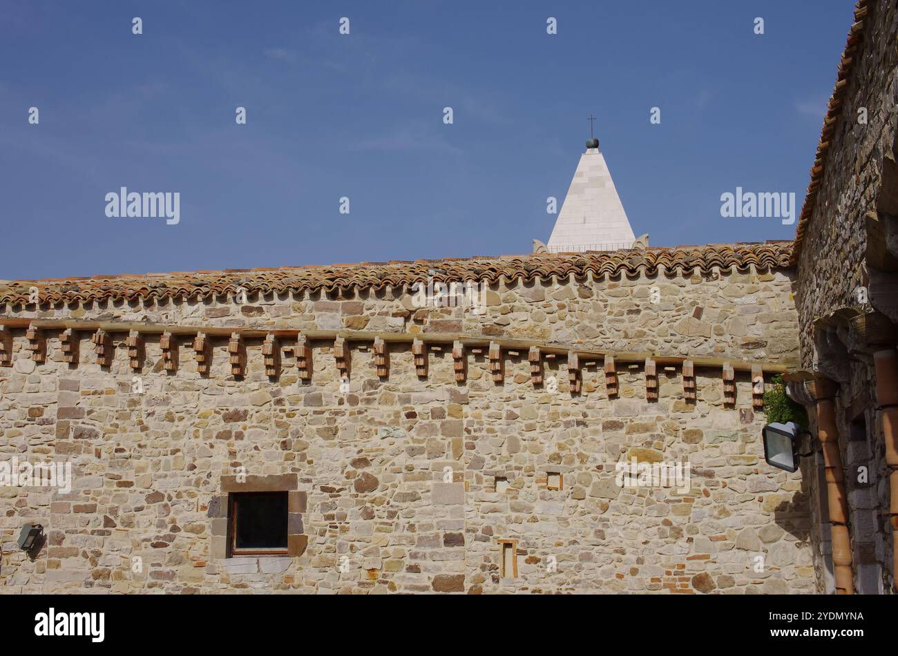 Civitacampomarano - Molise - Burg Angioino - der erste Bau geht vielleicht auf das 12. Jahrhundert zurück Stockfoto