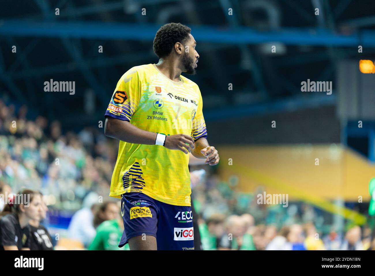 Breslau, Polen. Oktober 2024. BENOIT KOUNKOUD nimmt am 27. Oktober 2024 an einem Spiel der Orlen Superliga zwischen WKS Slask Wroclaw und Industria Kielce in Breslau Teil. (Foto: Mateusz Birecki/NurPhoto)0 Credit: NurPhoto SRL/Alamy Live News Stockfoto