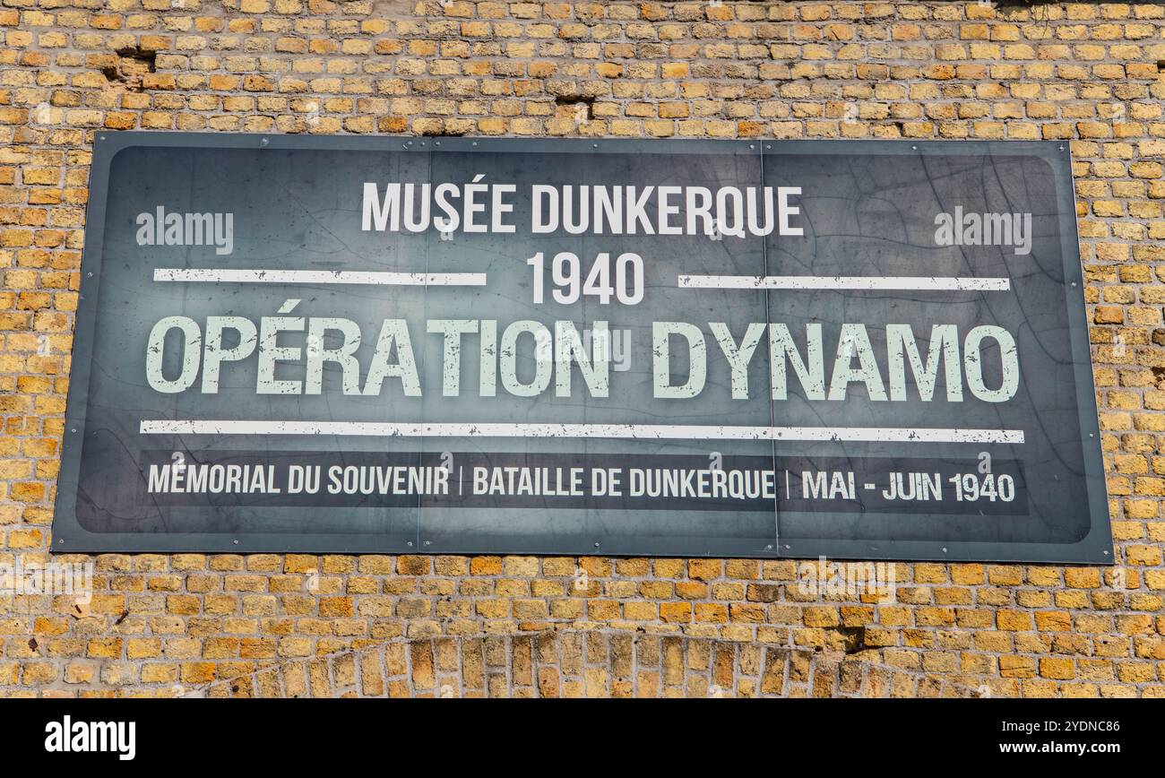 Operation Dynamo Museum in Dünkirchen, Frankreich Stockfoto