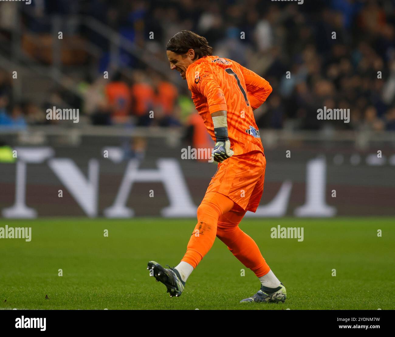 Mailand, Italien. Oktober 2024. Italienische Serie A, FC Inter gegen Juventus FC, San Siro Stadium Credit: Nderim Kaceli/Alamy Live News Stockfoto