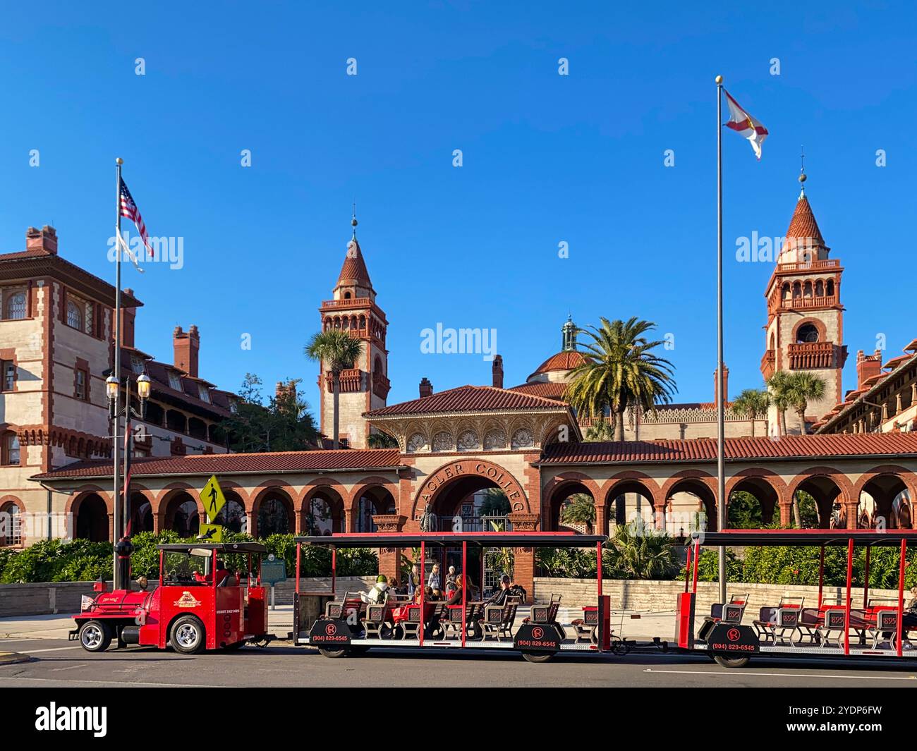 Flagler College, ehemals Hotel Ponce de Leon, St. Augustine, Florida, USA Stockfoto