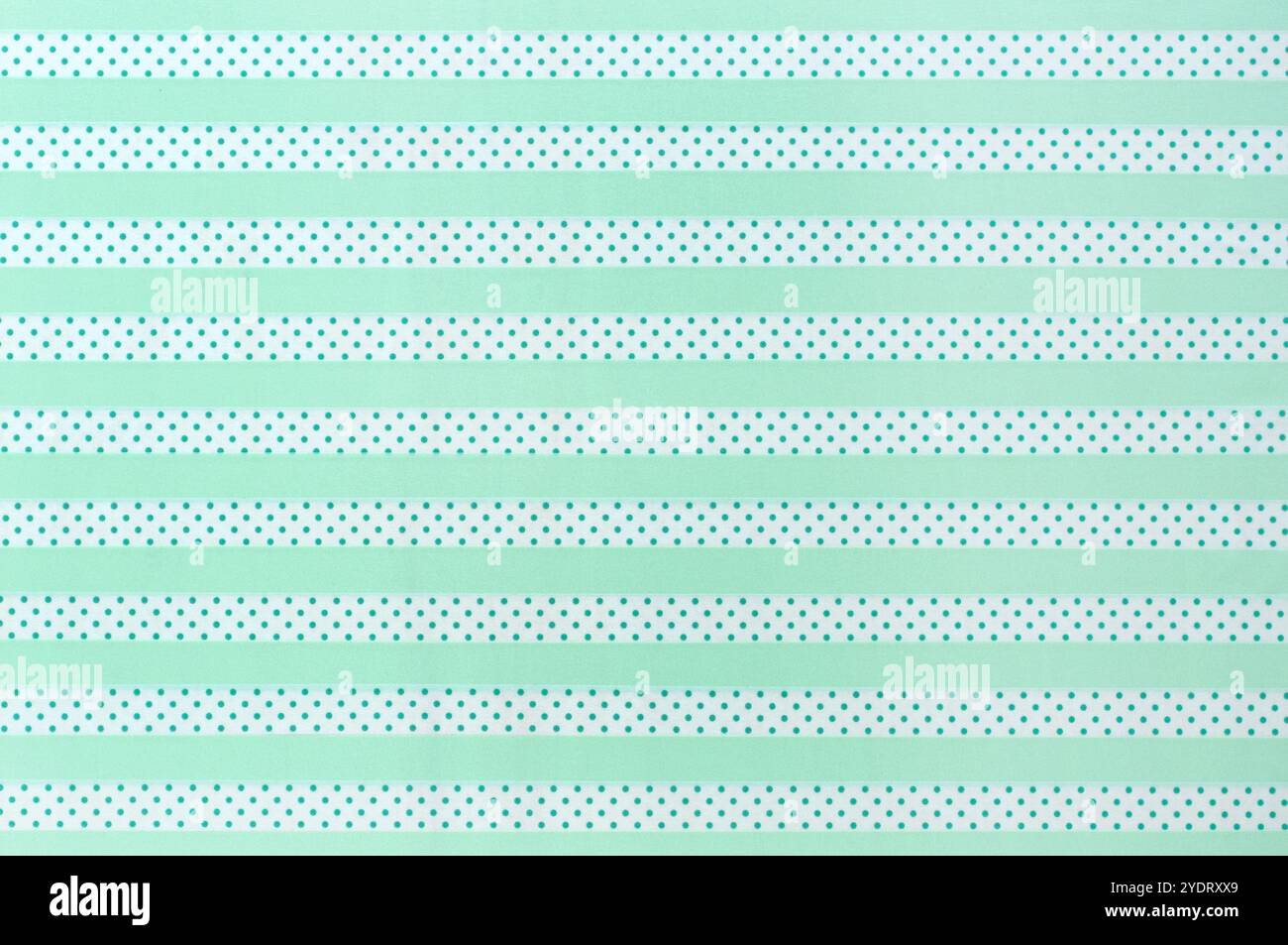 Streifen und Polka Dots Abdeckband Stockfoto