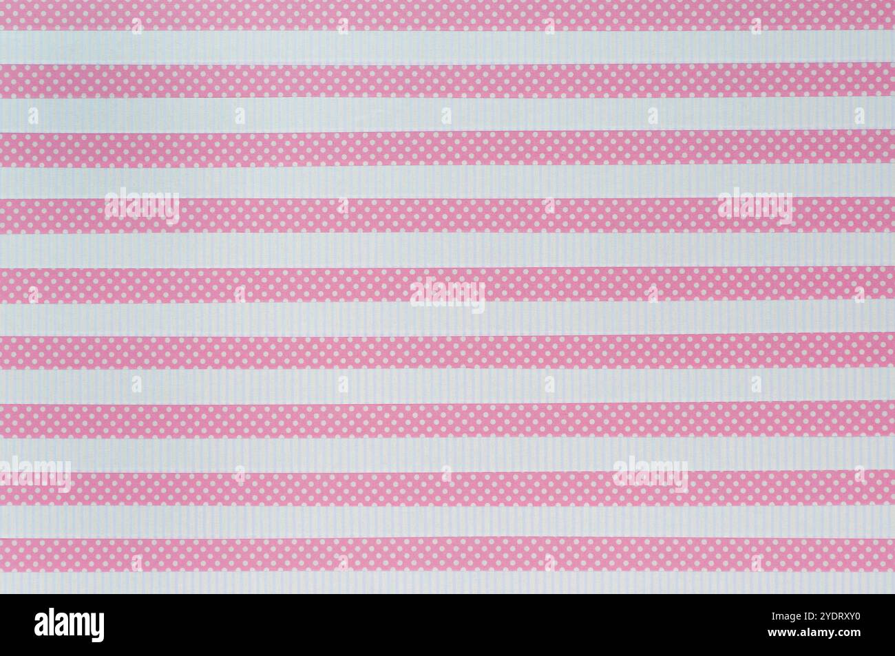 Streifen und Polka Dots Abdeckband Stockfoto