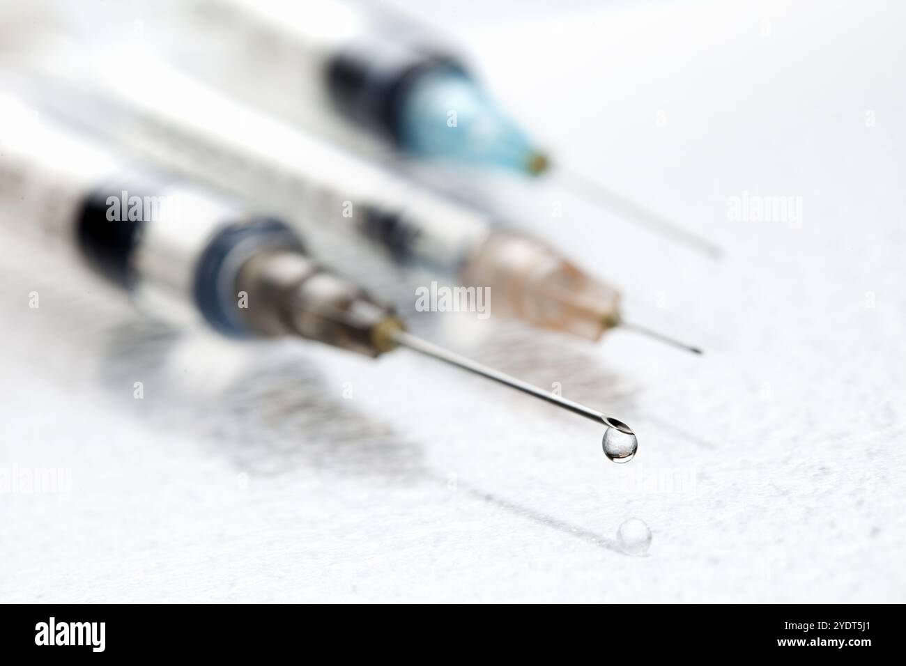 Injektionsnadel Stockfoto