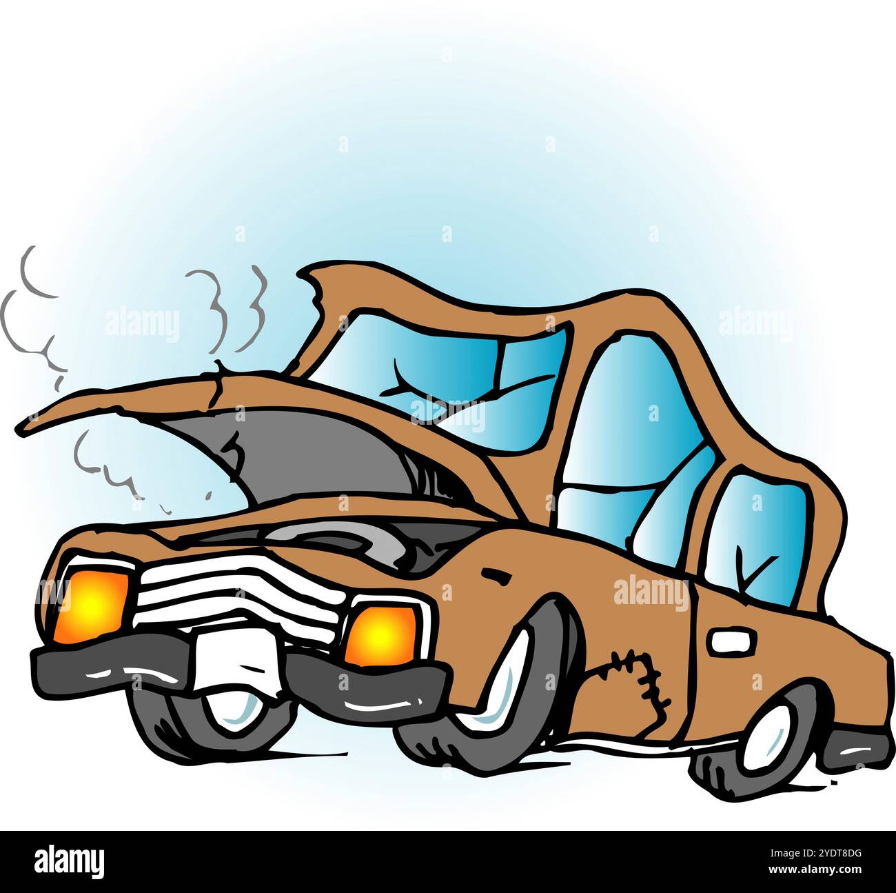 Pannenfahrzeug Stockfoto