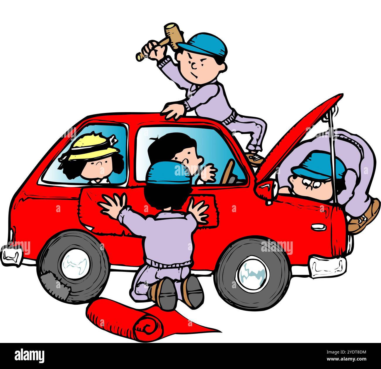 Kfz-Reparatur Stockfoto