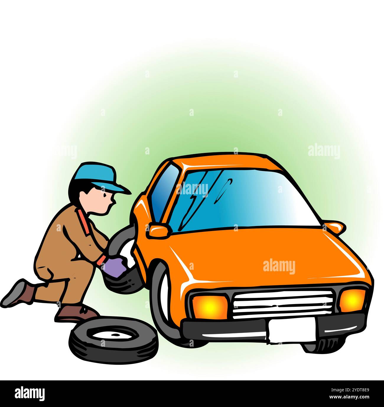 Kfz-Reparatur Stockfoto