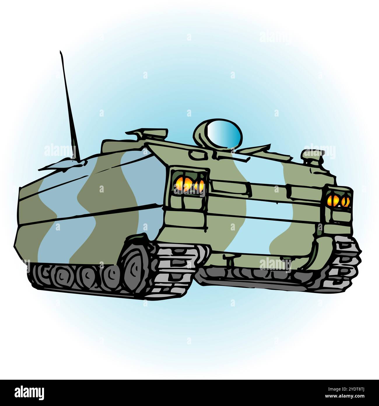 Panzerwagen Stockfoto