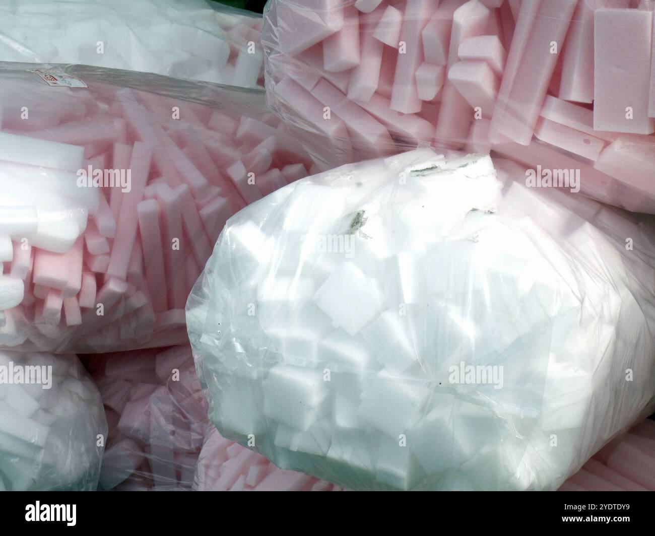 Stoßfestes Verpackungsmaterial Stockfoto