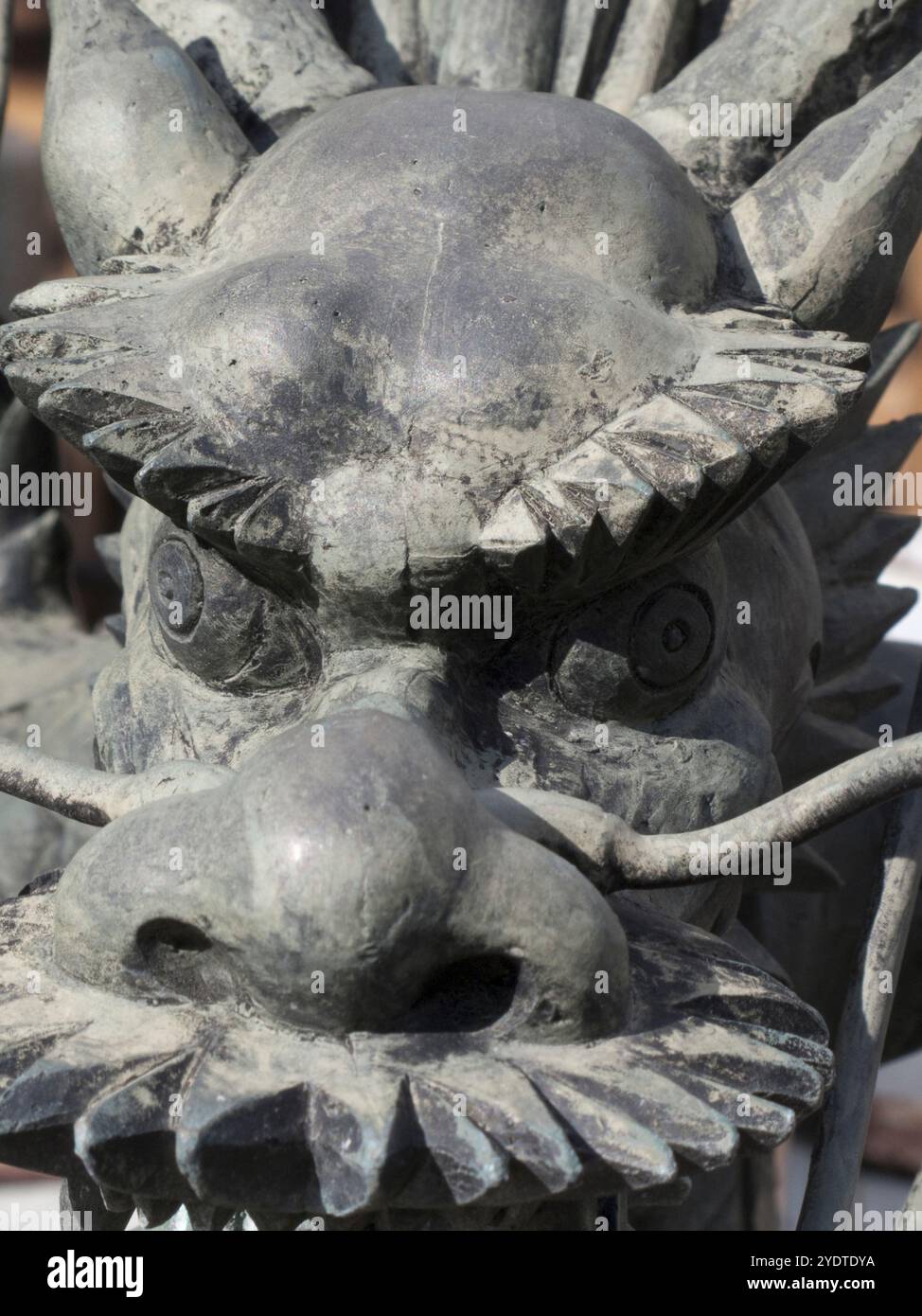 Statue eines Drachen Stockfoto