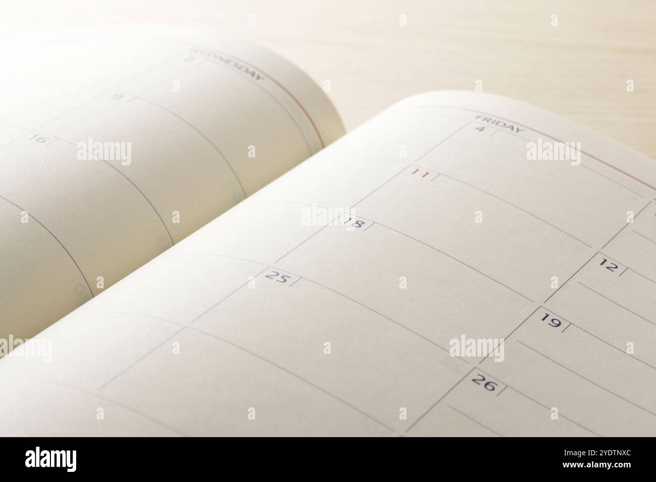 Terminkalender Stockfoto