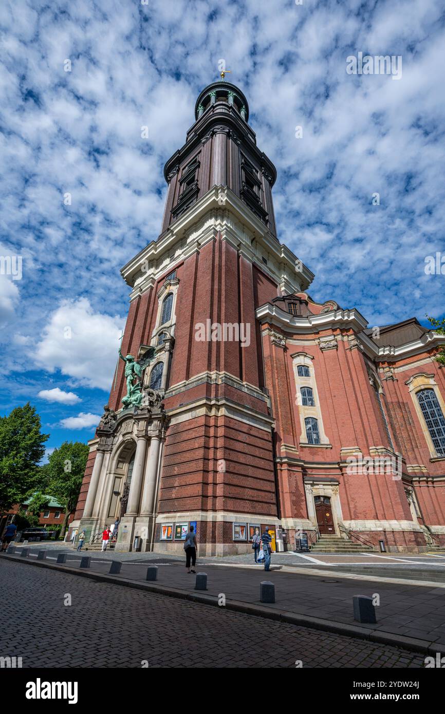 Michaeliskirche, Michel, Hamburg, Deutschland, Europa Stockfoto