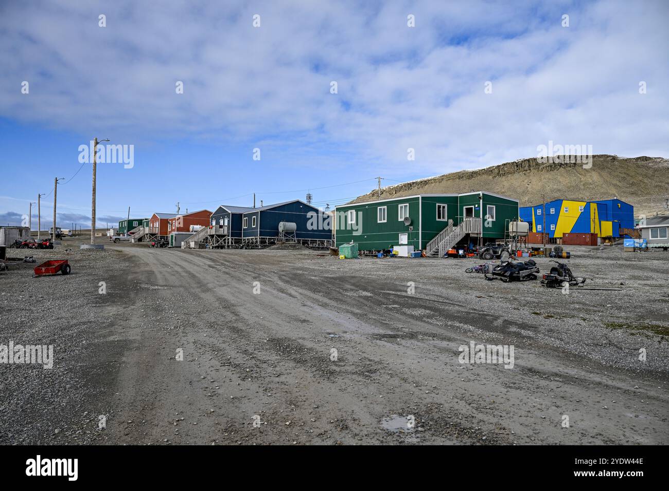 Resolute, Weiler Inuit, Cornwallis Island, Nunavut, kanadische Arktis, Kanada, Nordamerika Stockfoto