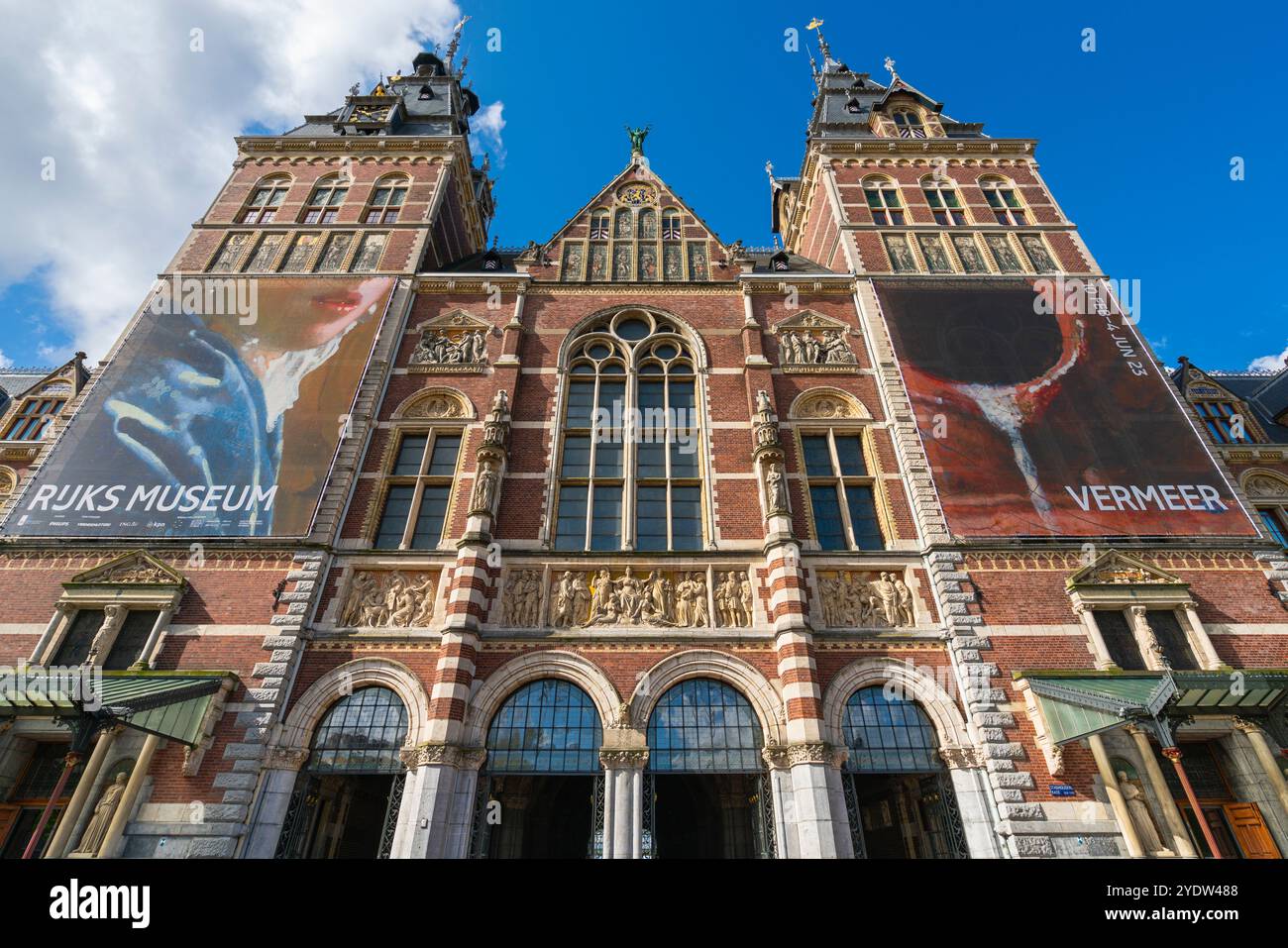 Rijksmuseum, Amsterdam, Niederlande, Europa Stockfoto