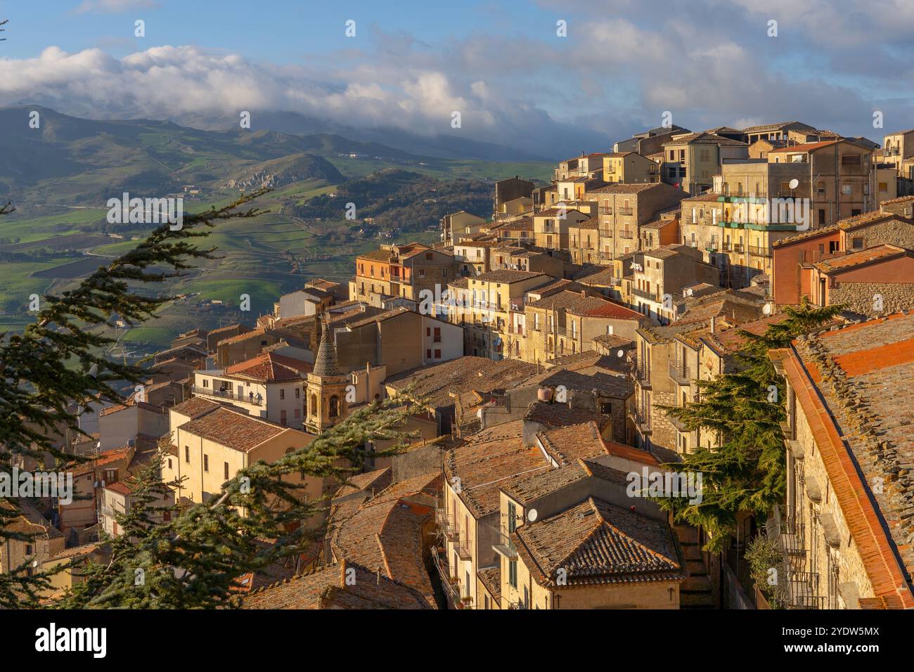Gangi, Palermo, Sizilien, Italien, Mittelmeer, Europa Stockfoto