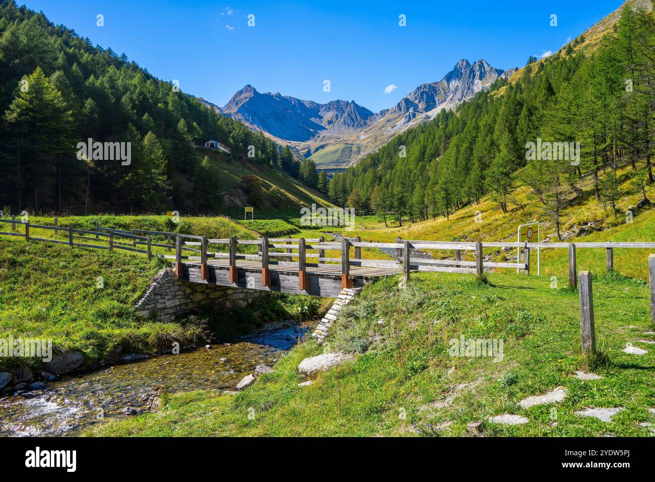 Plan de Litse, Saint Rhemy, Aostatal, Italien, Europa Stockfoto