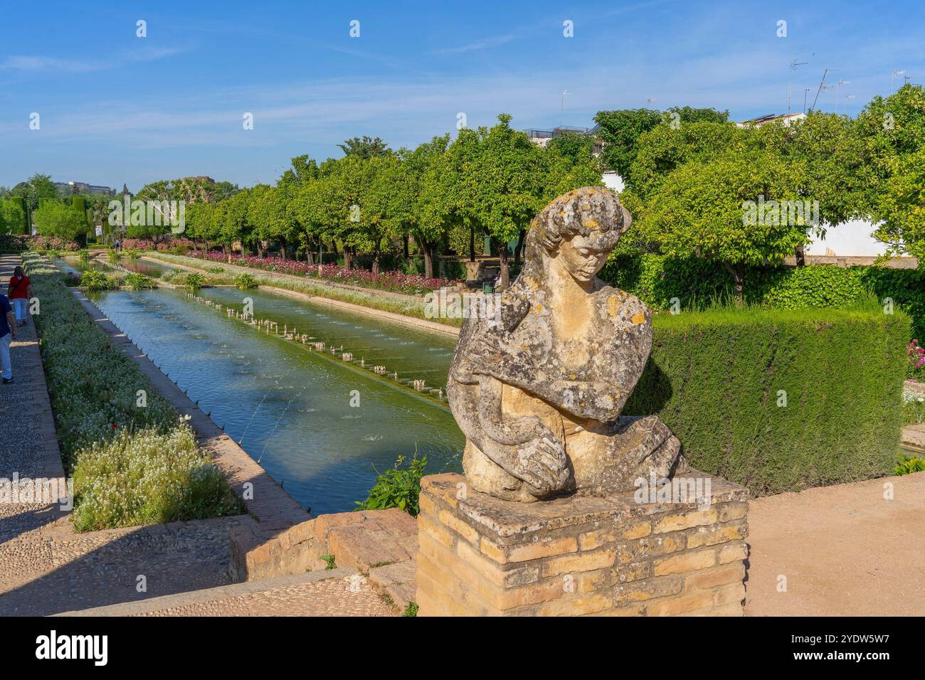 Alcazar de los Reyes Cristianos, Cordoba, UNESCO-Weltkulturerbe, Andalusien, Spanien, Europa Stockfoto