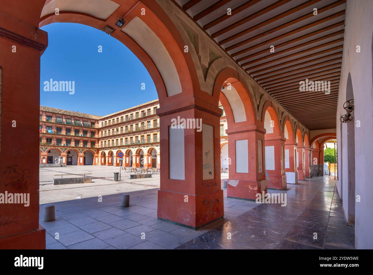 Corredera-Platz, Cordoba, UNESCO-Weltkulturerbe, Andalusien, Spanien, Europa Stockfoto