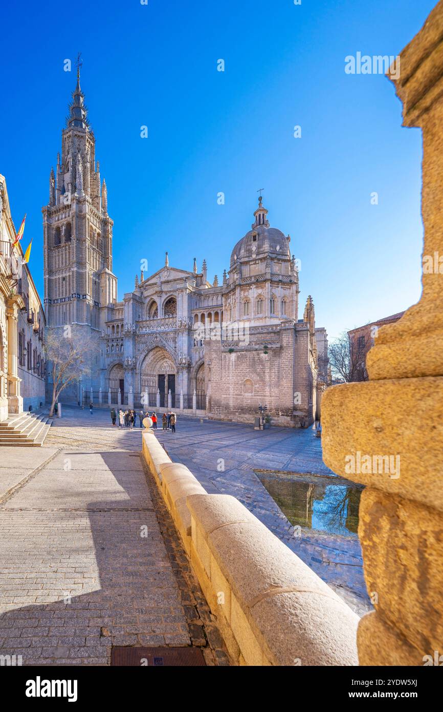 Primatenkathedrale, Toledo, UNESCO-Weltkulturerbe, Kastilien-La Mancha, Spanien, Europa Stockfoto