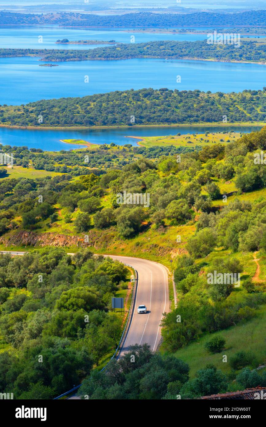 Monsaraz, Reguengos de Monsaraz, Bezirk Evora, Alentejo, Portugal, Europa Stockfoto