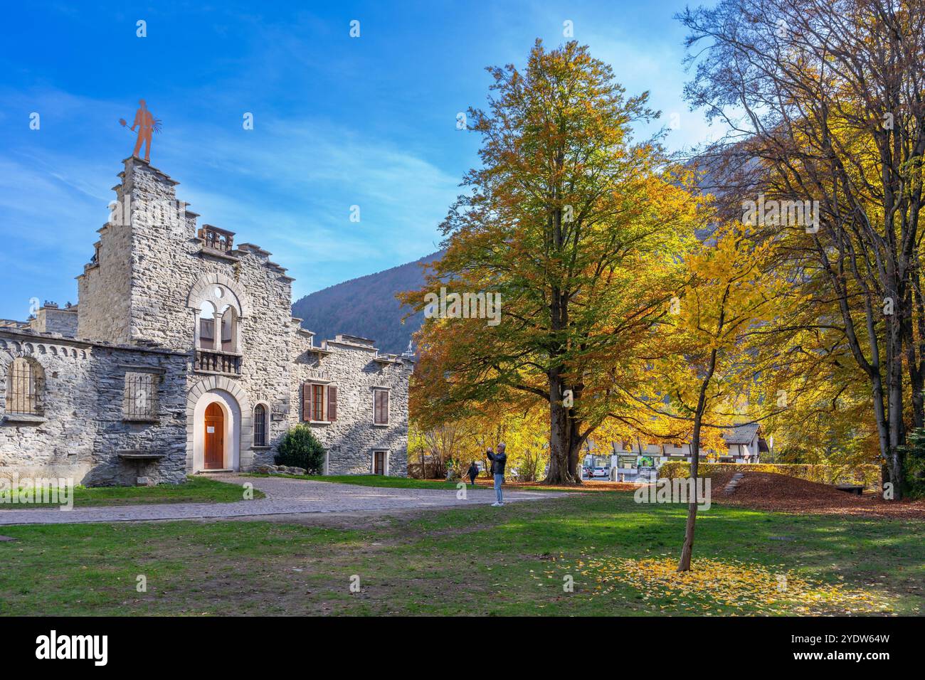 Schornsteinfegermuseum (Museo dello Spazzacamino), Santa Maria Maggiore, Valle Vigezzo, Val d'Ossola, Verbania, Piemont, Italien, Europa Stockfoto