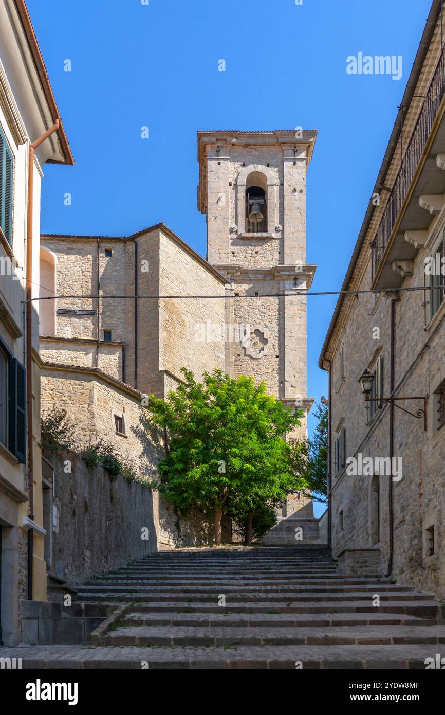 Kirche Sant'Antonio Abate, Agnone, Isernia, Molise, Italien, Europa Stockfoto