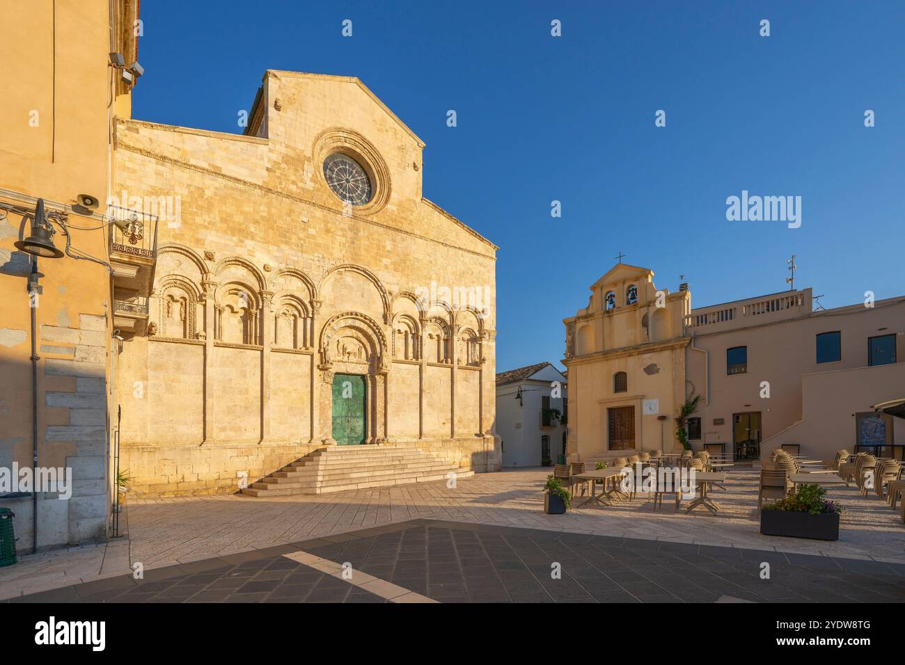 Kathedrale Santa Maria della Purificazione und San Basso, Termoli, Campobasso, Molise, Italien, Europa Stockfoto