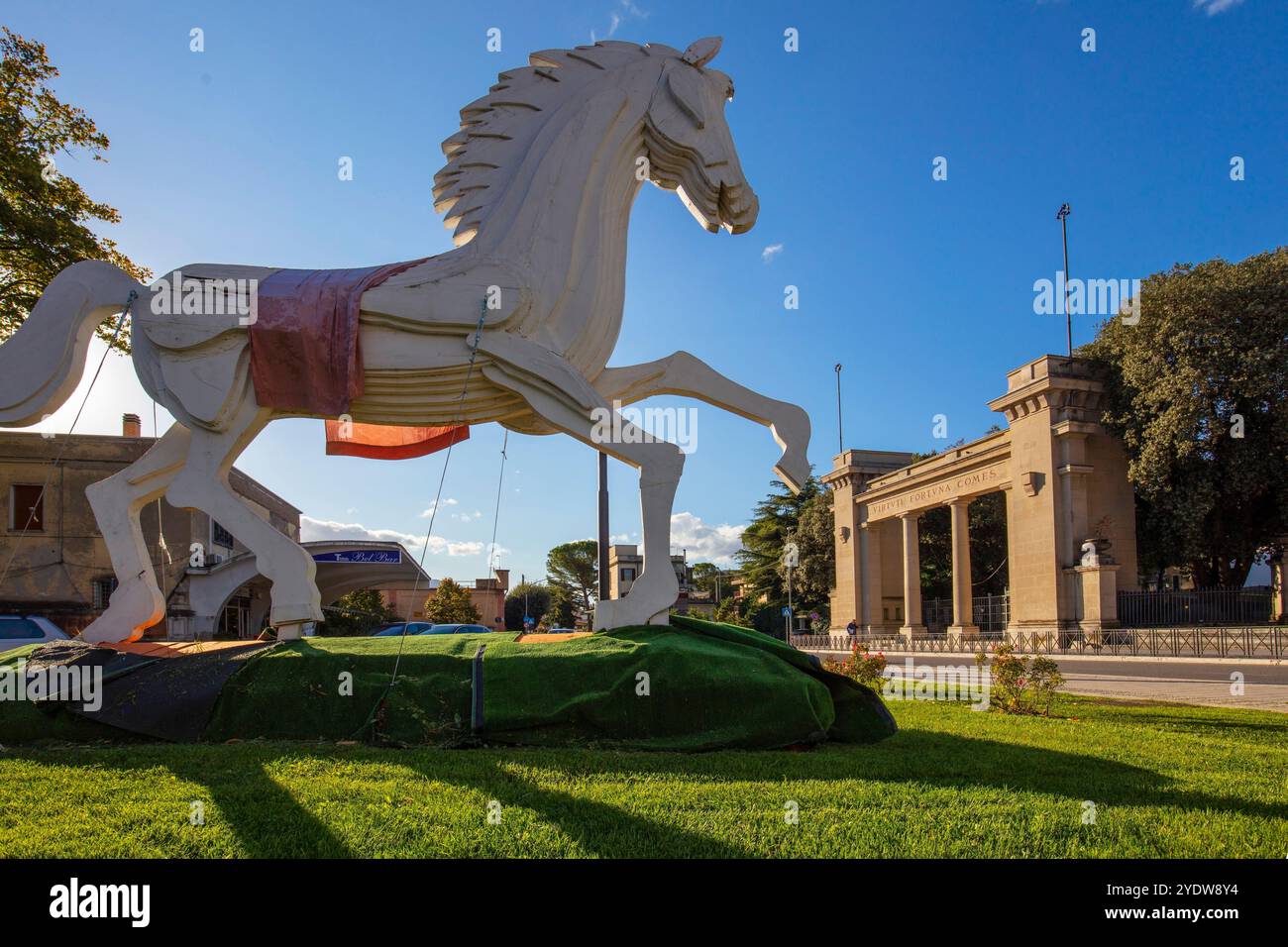 Piazzale L. Alunno, Foligno, Perugia, Umbrien, Italien, Europa Stockfoto