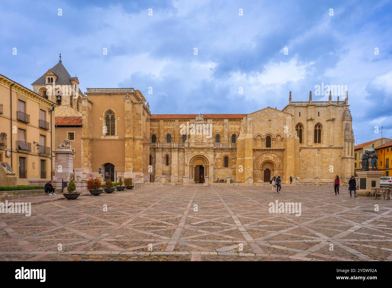 Stiftsbasilika San Isidoro, Leon, Kastilien und Leon, Spanien, Europa Stockfoto