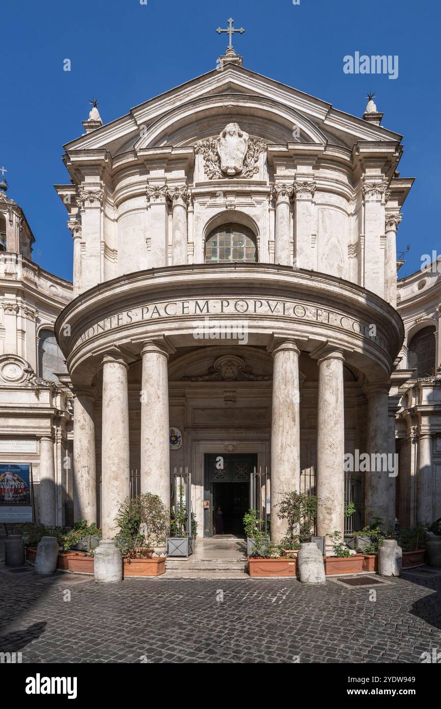 Kirche Santa Maria della Pace, Rom, Latium, Italien, Europa Stockfoto