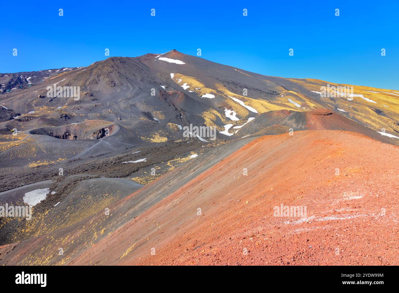 Vulkanlandschaft, Ätna, UNESCO-Weltkulturerbe, Ätna, Sizilien, Italien, Mittelmeer, Europa Stockfoto