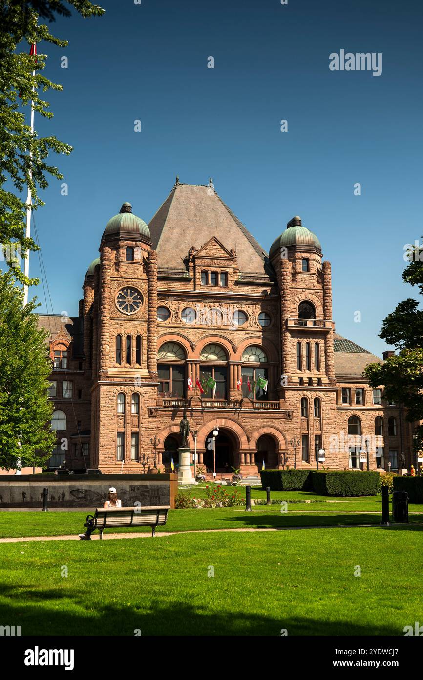 Toronto Ontario Regierungsgebäude im Queen's Park Stockfoto