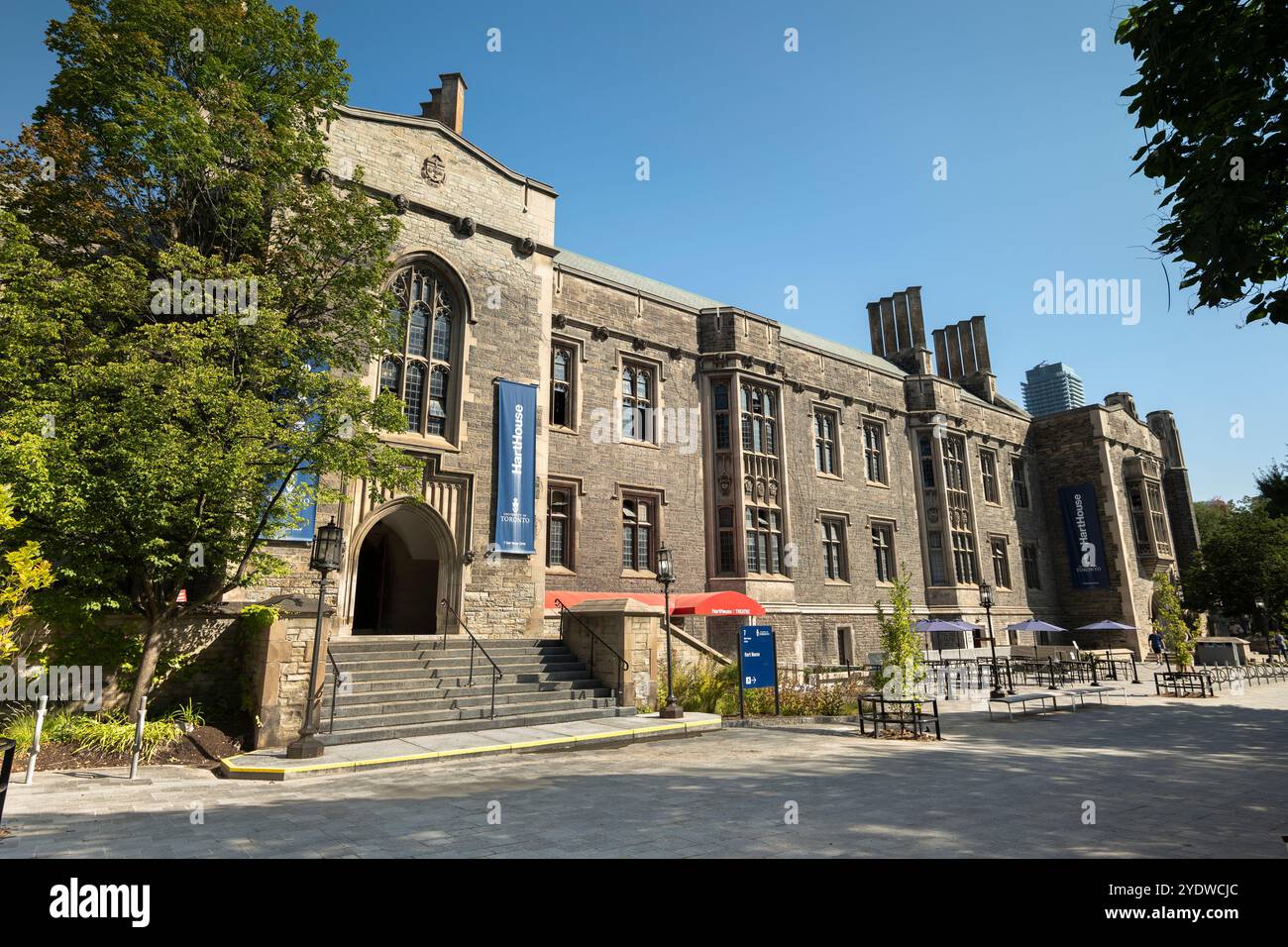 Ontario Canada University of Toronto Campus Hart House Studentenzentrum Stockfoto